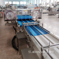 Burger Bun bread slicer counting pillow packaging machine.